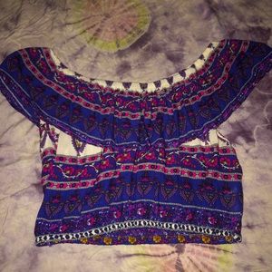 Forever 21 Tribal Crop top